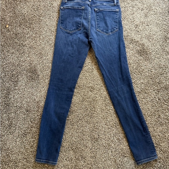 Frame Denim Blue Skinny Jeans Classic Style - Picture 5 of 6